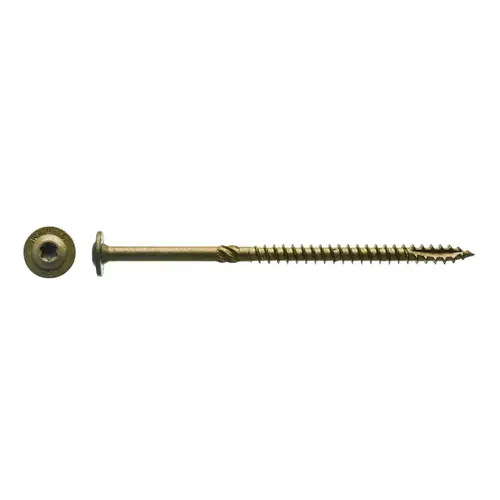 Construction Screws No. 15 Ga. X 5" L Star Round Head 20 lb Bronze Construction Screws No. 15 Ga. X 5" L Star Round Head 20 lb Bronze