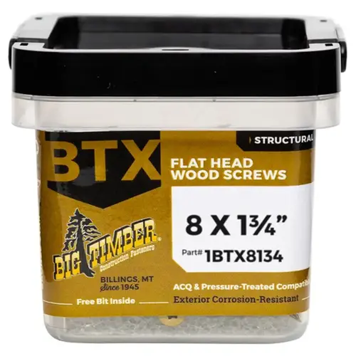 Wood Screws No. 8 S X 1-3/4" L Star Bronze 1 lb Bronze