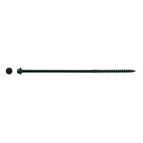 Timber Screws No. 17 X 7" L Hex Drive Hex Washer Head 2.13 lb Ceramic Timber Screws No. 17 X 7" L Hex Drive Hex Washer Head 2.13 lb Ceramic