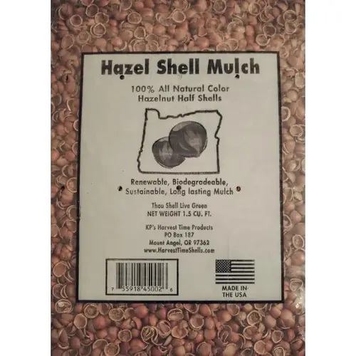 Mulch Hazel Shell Natural 1.5 cu ft Natural Mulch Hazel Shell Natural 1.5 cu ft Natural