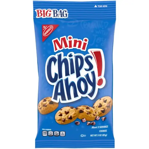 Chips Ahoy Series Cookies, Chocolate Flavor, 3 oz Bag Chips Ahoy Series Cookies, Chocolate Flavor, 3 oz Bag