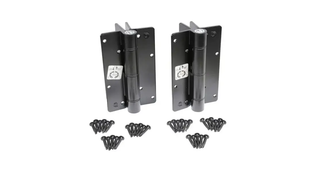 D&D Technologies KF3L2BLS Self Closing Gate Hinge With Screws