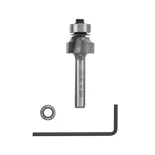 Router Bit 3/4" D X 1/8" R X 2-1/8" L Carbide Tipped Round Over Router Bit 3/4" D X 1/8" R X 2-1/8" L Carbide Tipped Round Over