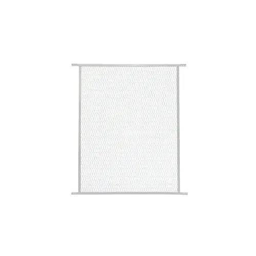 White 30" Aluminum Sliding Screen Door Grille White 30" Aluminum Sliding Screen Door Grille