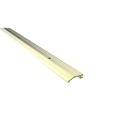 36" (3 ft) x 2" x 1/2" Saddle Threshold Mill Finish Brass Finish 36" (3 ft) x 2" x 1/2" Saddle Threshold Mill Finish Brass Finish