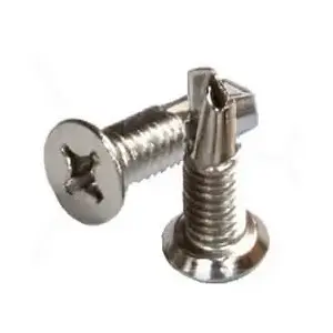 GKL Products HSP100M HINGE DOCTOR 12/14 HINGE SCREWS Stainless Nickel Plated - pack of 100