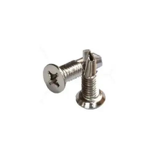 HINGE DOCTOR 12/14 HINGE SCREWS Stainless Nickel Plated - pack of 100