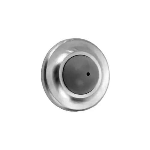 2-1/2" Convex Cast Wall Stop Satin Chrome Finish 2-1/2" Convex Cast Wall Stop Satin Chrome Finish