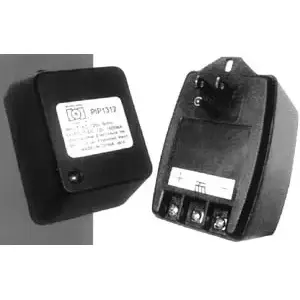 Nortek Security and Control PIP12VDC Plug-in power supply, EISA compliant, auto-resetting poly fuse, 120 VAC input, 12 VDC output at 2000 mA (2 amps) maximum