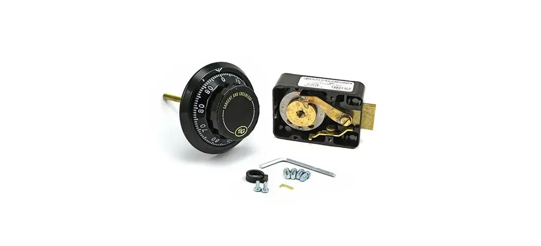 Sargent & Greenleaf 6730-100 Safe Lock Kit – Schlüsselloses Tresorschloss-Set, Zuverlässige Sicherheitstechnik