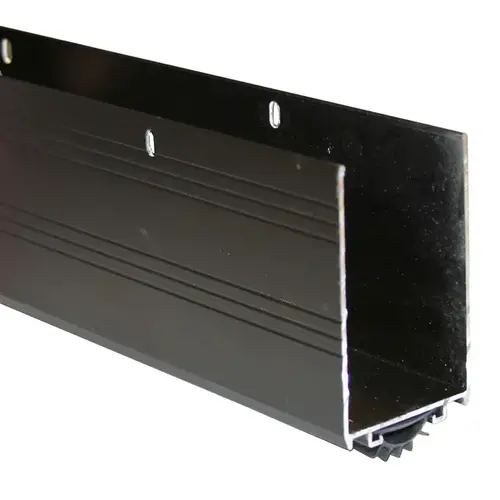 36" Door Shoe with PemkoPrene Dark Bronze Finish