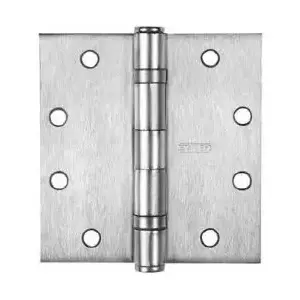 Stanley Hardware FBB191 NRP 32D Stanley 5-Knuckle Full Mortise Ball Bearing Hinges, Standard Weight, Satin Stainless Steel