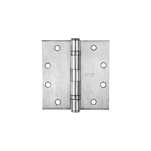 Stanley 5-Knuckle Full Mortise Ball Bearing Hinges, Standard Weight, Satin Stainless Steel Stanley 5-Knuckle Full Mortise Ball Bearing Hinges, Standard Weight, Satin Stainless Steel