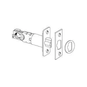 Schlage Electronics 16-211 626 626 ADJUSTABLE BACKSET DEADLATCH FOR F SERIES LOCKSET TRIPLE-OPTION, SATIN CHROME FINISH