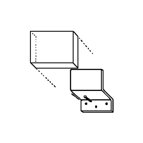 FIXED Z-BRACKET FOR M32, STAINLESS STEELI FIXED Z-BRACKET FOR M32, STAINLESS STEELI