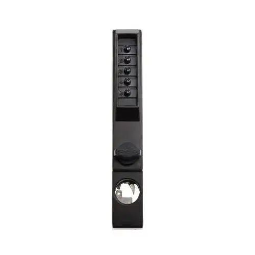3000 Series Mechanical Pushbutton Narrow Stile Lock, Black 3000 Series Mechanical Pushbutton Narrow Stile Lock, Black