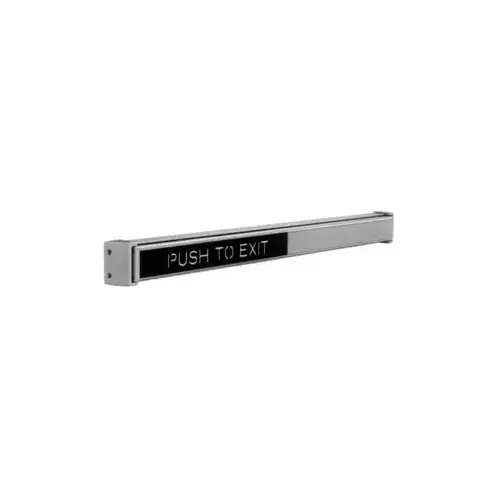 Exit Device Satin Aluminum Clear Anodized Exit Device Satin Aluminum Clear Anodized