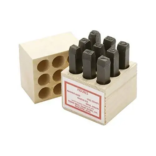 Steel Stamp 1/8 Number Set