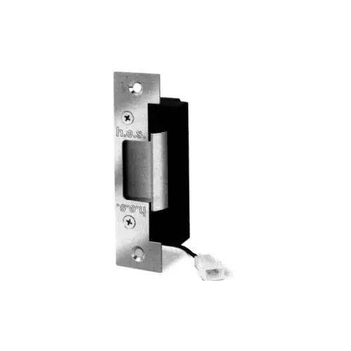 12VDC / 24VDC Electric Strike Body Satin Stainless Steel Finish