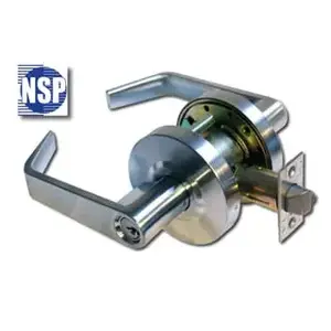 NSP LC2686 R CTL 26D R CTL 26D Grade 2 Storeroom Lever, C Kwy, 2-3/8" Backset Satin Chrome