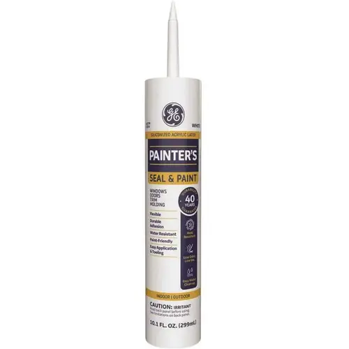 Painters Seal and Paint All-Purpose 10 oz. White Latex Sealant - pack of 12