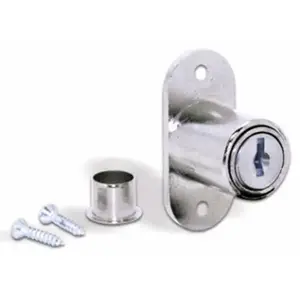 ESP ULR-1030FM KA #HL302 KA #HL302 Flush Mount Plunger Sliding Door Lock