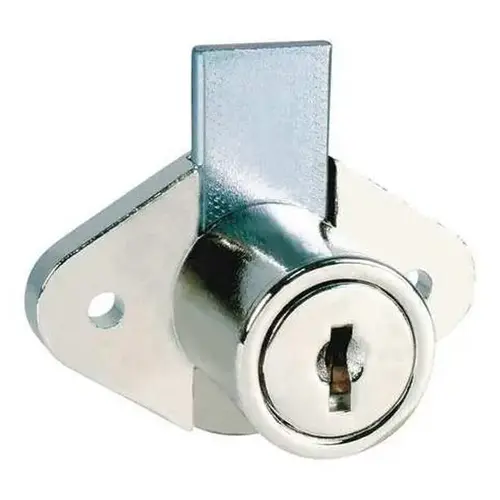 C8803-14A-KA C346A 1-3/4" Drawer Lock, Bright Nickel