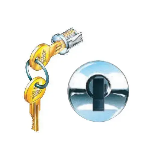 C100LP-14A KA #100T Removable Lock Plug, Polished Nickel C100LP-14A KA #100T Removable Lock Plug, Polished Nickel