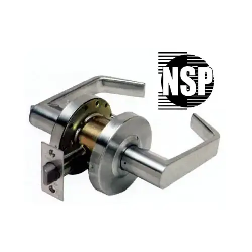 R CTL 26D Grade 2 Passage Lever, 2-3/4" Backset Satin Chrome R CTL 26D Grade 2 Passage Lever, 2-3/4" Backset Satin Chrome