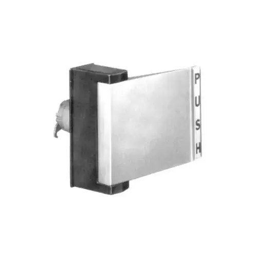 PADDLE OPERATOR FOR 4900 & 4500 SERIES DEADLATCHES, PUSH TO LEFT, SATIN ALUMINUM FINISH PADDLE OPERATOR FOR 4900 & 4500 SERIES DEADLATCHES, PUSH TO LEFT, SATIN ALUMINUM FINISH