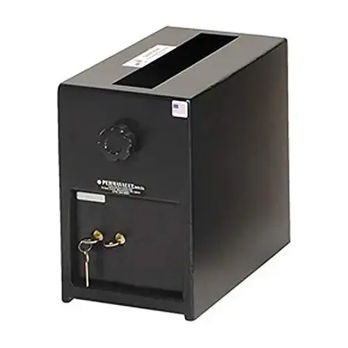 Dual Custody Rotary Depository Hopper Safe Black