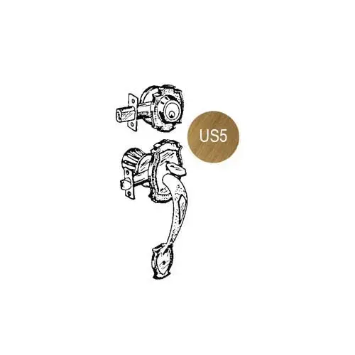 US5 HIGH POINT HANDLESET SINGLE CYL BEVERLY KNOB, ANTIQUE BRASS FINISH, VU-PACK RLR1R2 US5 HIGH POINT HANDLESET SINGLE CYL BEVERLY KNOB, ANTIQUE BRASS FINISH, VU-PACK RLR1R2