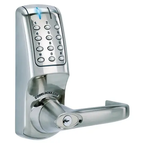 Codelocks CL5210 26D Electronic Leverset, Satin Chrome