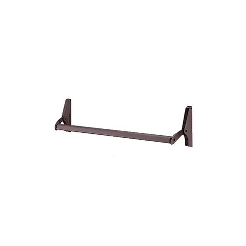 Concealed Vertical Rod Panic Device Dark Bronze Finish