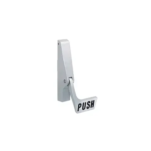Exit Device With Paddle Left Hand Reverse Bevel Type Clear Satin Aluminum Finish