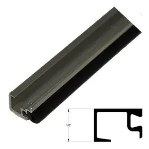 NABCO 142339-01 EXTR,GLASS STOP W/VINYL1/4" CL