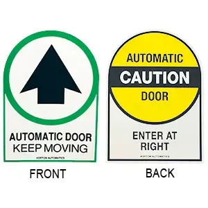 Horton C1693-1 DECAL, ARROW/CAUTION ENTER@RT