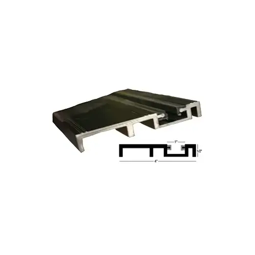 THRESHOLD/GUIDEW/C289 4" BZ - 8ft THRESHOLD/GUIDEW/C289 4" BZ - 8ft