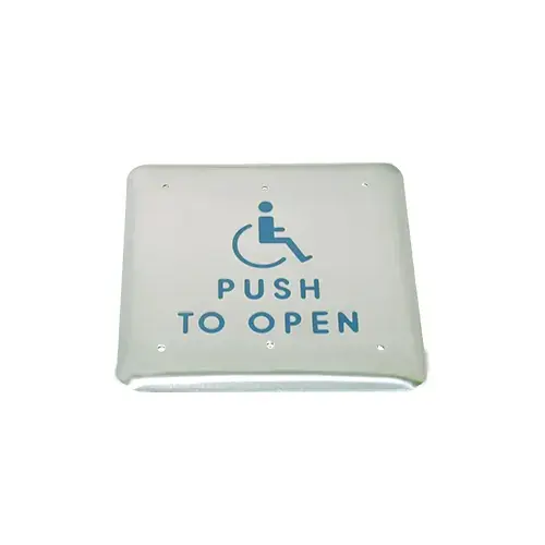 4.75" SQ PUSHPLATE W/PTO H-CAP