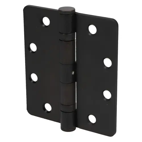 Door Controls USA DCBB4540N10B Butt Hinge, 4-1/2" x 4", Ball Bearing, Non-Removable Pin, 1/4" Radius, Dark Bronze Butt Hinge, 4-1/2" x 4", Ball Bearing, Non-Removable Pin, 1/4" Radius, Dark Bronze