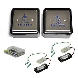 Door Controls USA PPW900-45SQSM PP PCKG WIRELESS 4.5" SQ SM