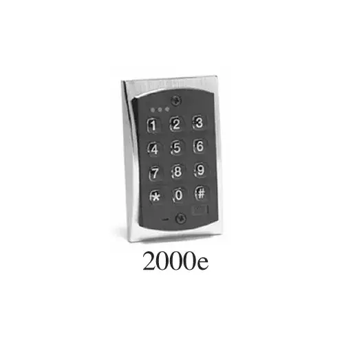 2000e Flush-mount Backlit Access Control Keypad 2000e Flush-mount Backlit Access Control Keypad