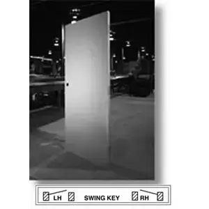 Daybar 3068 LS18 161 Hollow Metal Door, LR/RH Reversible