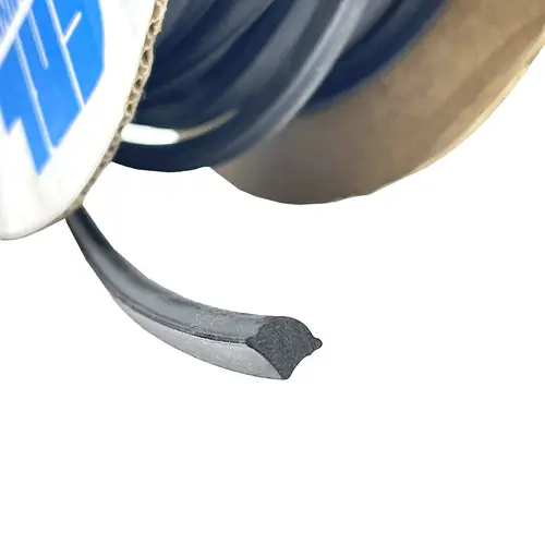 13/32" Wide Locking Strip for Two-Piece Weatherstrips - 50' Black