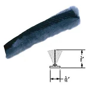 Record-USA 9-99-7316 DOOR FELT, 5/16" W X 3/8" T