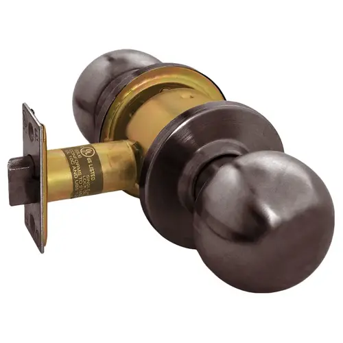 RK02 Privacy Cylindrical Lock - Grade 2, Ball Knob, Non-Keyed Satin Bronze RK02 Privacy Cylindrical Lock - Grade 2, Ball Knob, Non-Keyed Satin Bronze