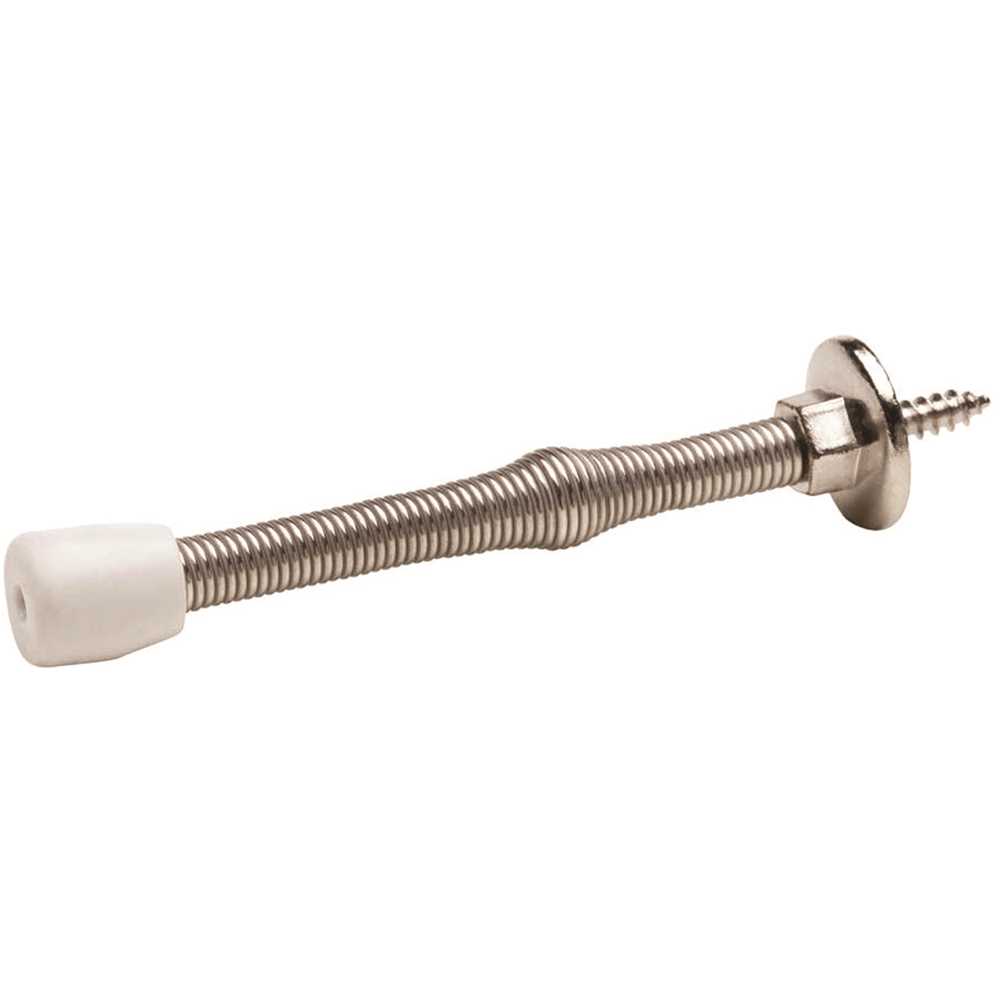 Everbilt 28487 Satin Nickel Light Duty Spring Door Stop