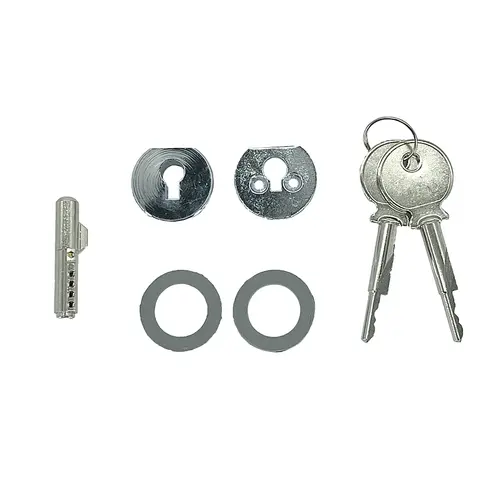 Chrome Keyed Alike Universal Plunger Lock