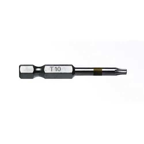 Power Bit Star T10 X 2" L Torx Heat-Treated Steel Power Bit Star T10 X 2" L Torx Heat-Treated Steel