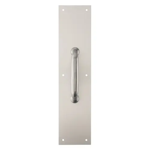 Pull Plate 15" L Satin Aluminum Satin